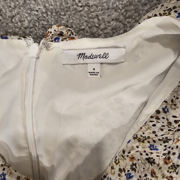 Madewell 100% Silk, Lined, Summer Dress - Picture 6 of 8